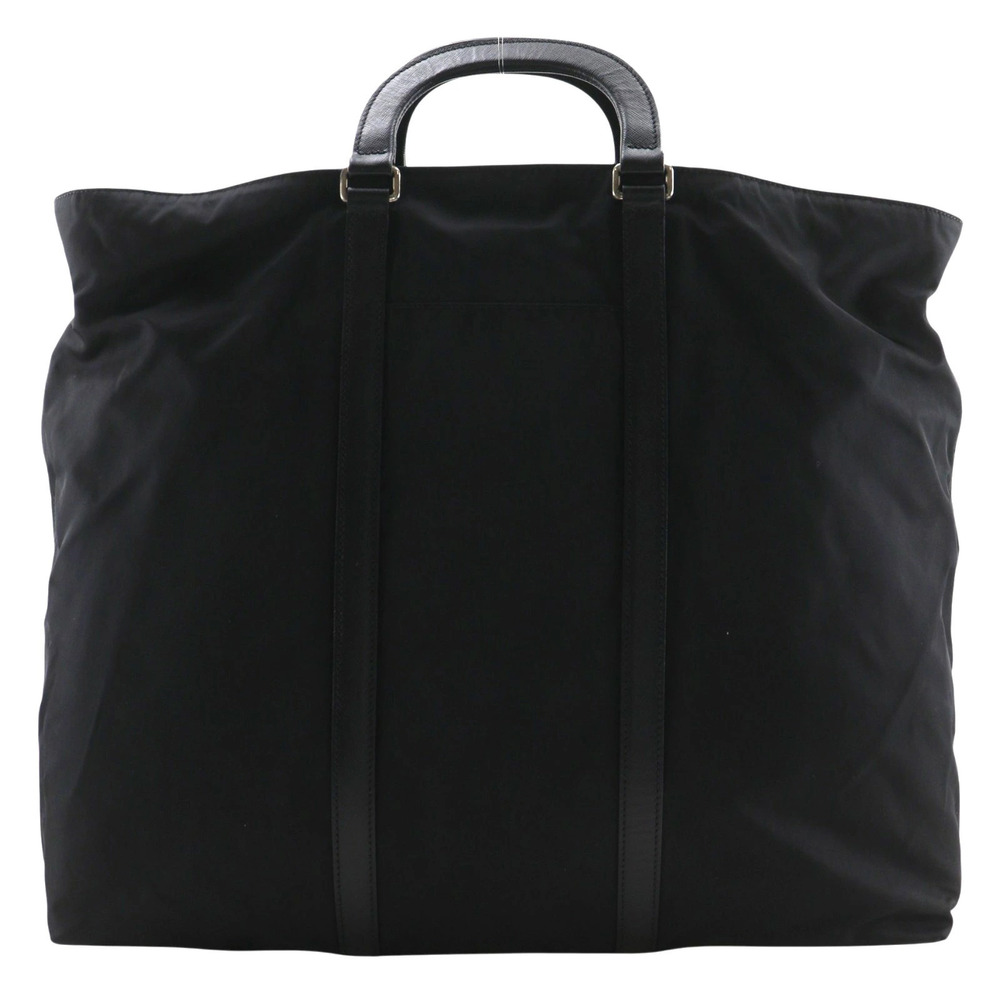 Prada Vitello Daino Leather Bowling 2Way Bag Black